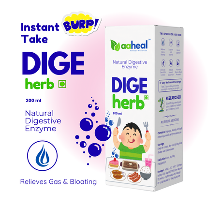 Aaheal DigeHerb Antacid - Goodbye to gas, indigestion